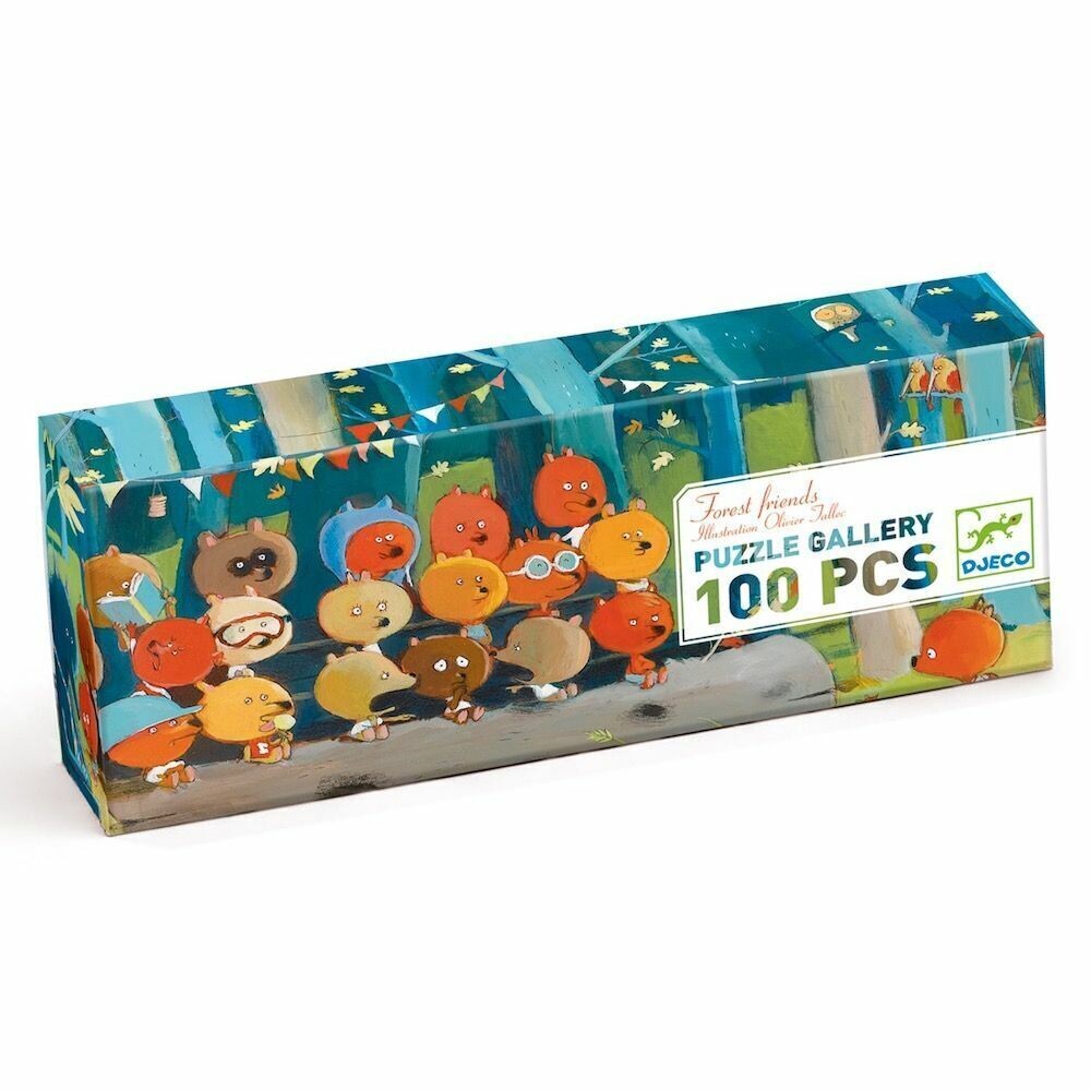 PUZZLE GALLERY AMIGOS DEL BOSQUE 100 PIEZAS