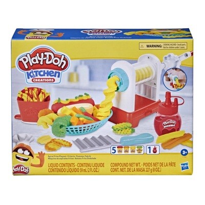 PLAY DOH MAQUINA DE ESPIRALES FRITAS F1320