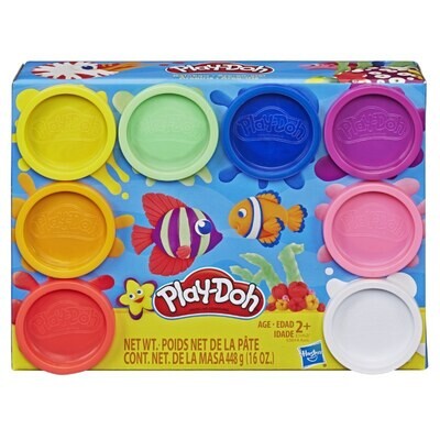 PLAY DOH PACK X8 COLORES SURTIDOS E5062