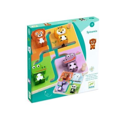 SPINAMIX LABERINTO MIX AND MATCH JUEGO DE LOGICA