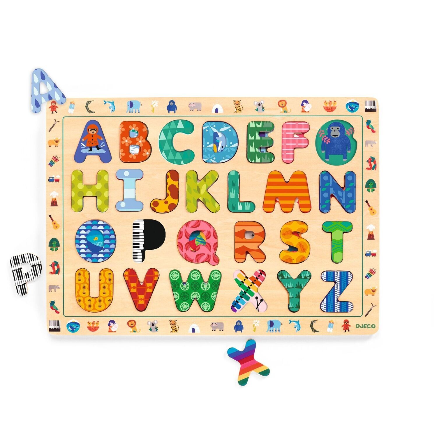 PUZZLE ABC ENCASTRE