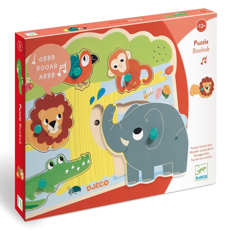 PUZZLE BAOBAB ENCASTRE CON SONIDO