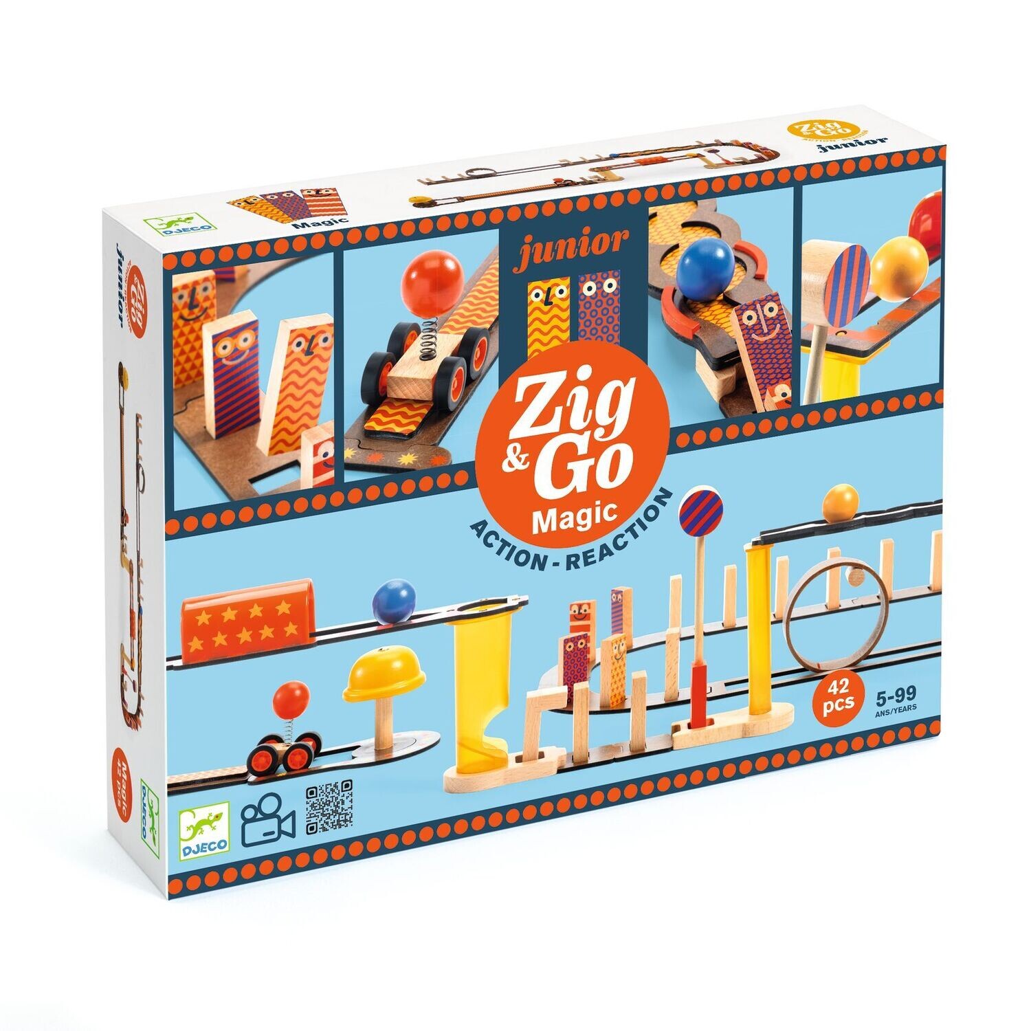 ZIG &amp; GO JUNIOR MAGIC 42 PIEZAS