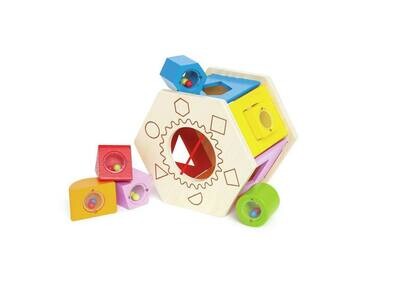 HEXAGONO CON FIGURAS DE ENCASTRE