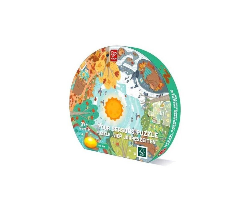 PUZZLE CIRCULAR CUATRO ESTACIONES 16 PIEZAS