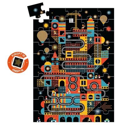 WIZZY PUZZLE LA BULLICIOSA CIUDAD 100 PIEZAS