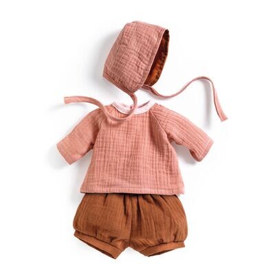 SET PEACH ROPA PARA BEBOTE POMEA