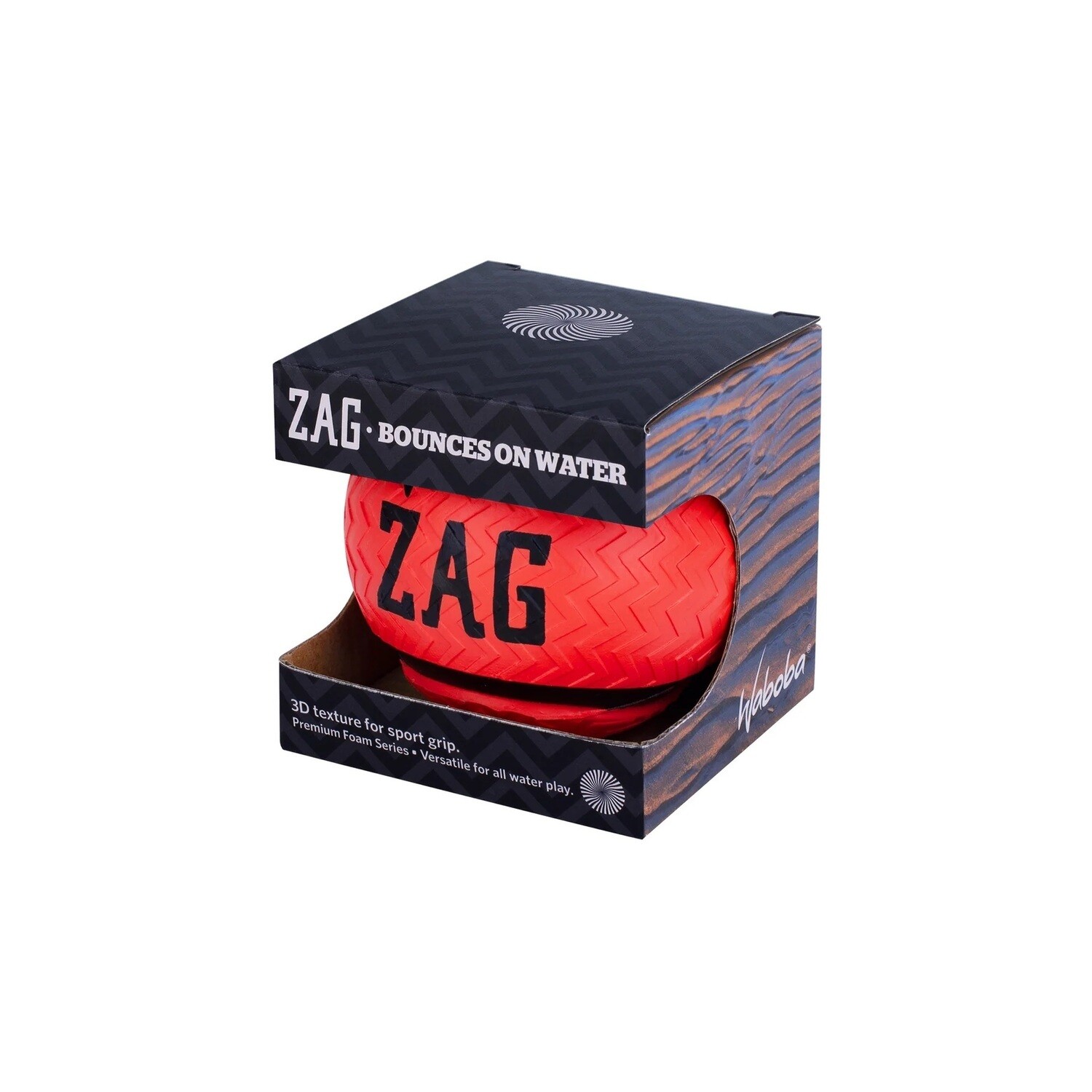 PELOTA ZAG TEXTURADA REBOTA EN EL AGUA