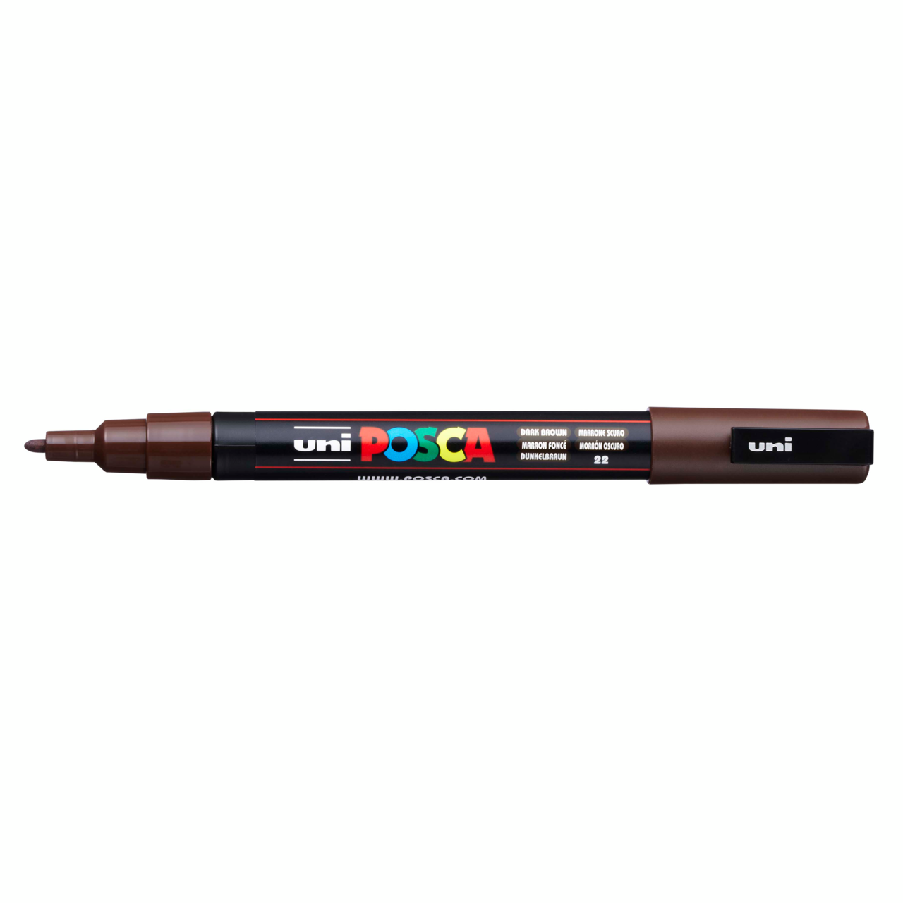 UNI POSCA MARCADOR MARRON OSCURO 1.3 MM