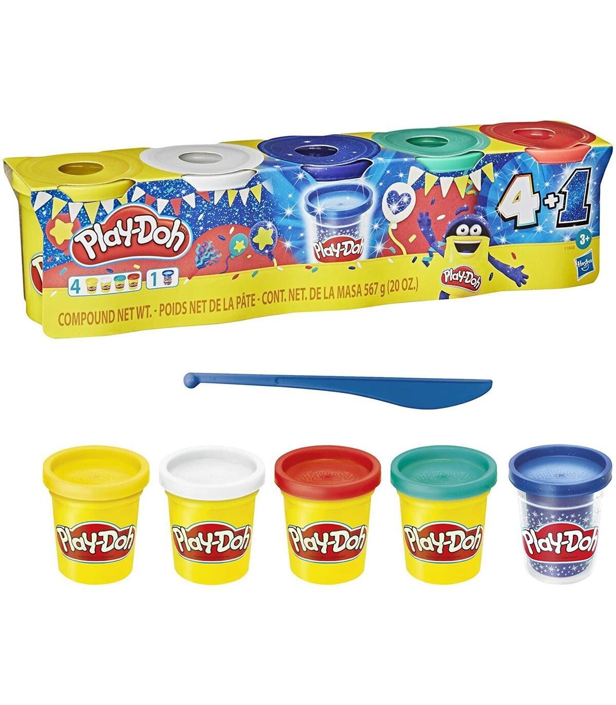 PLAY DOH PACK ZAFIRO 5 UNIDADES F1848