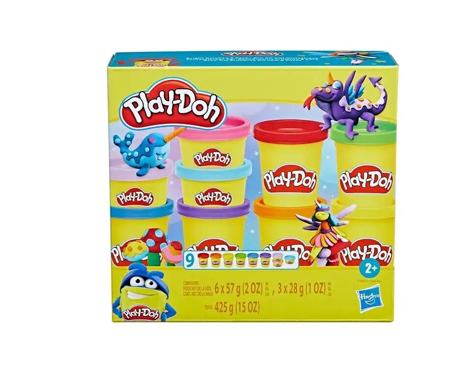 PLAY DOH PACK DE COLORES 9 LATAS F7369