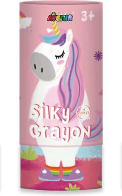 CRAYON SEDOSO 12 UNIDADES + LAMINA DISEÑO UNICORNIO