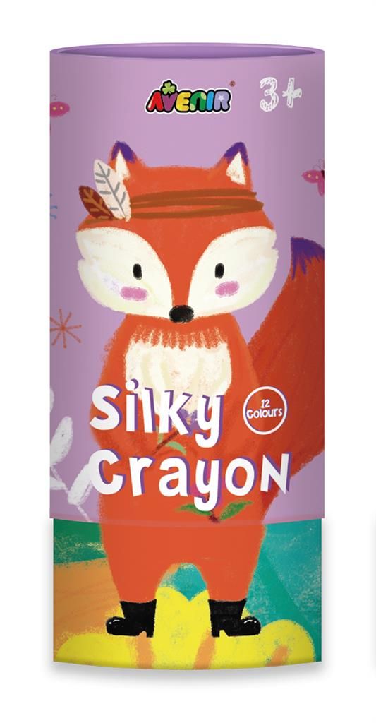 CRAYON SEDOSO 12 UNIDADES + LAMINA DISEÑO ZORRO