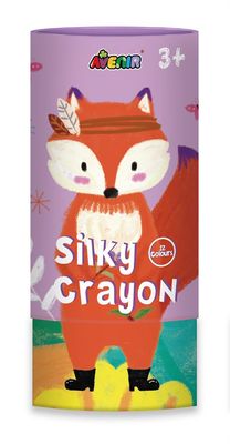 CRAYON SEDOSO 12 UNIDADES + LAMINA DISEÑO ZORRO