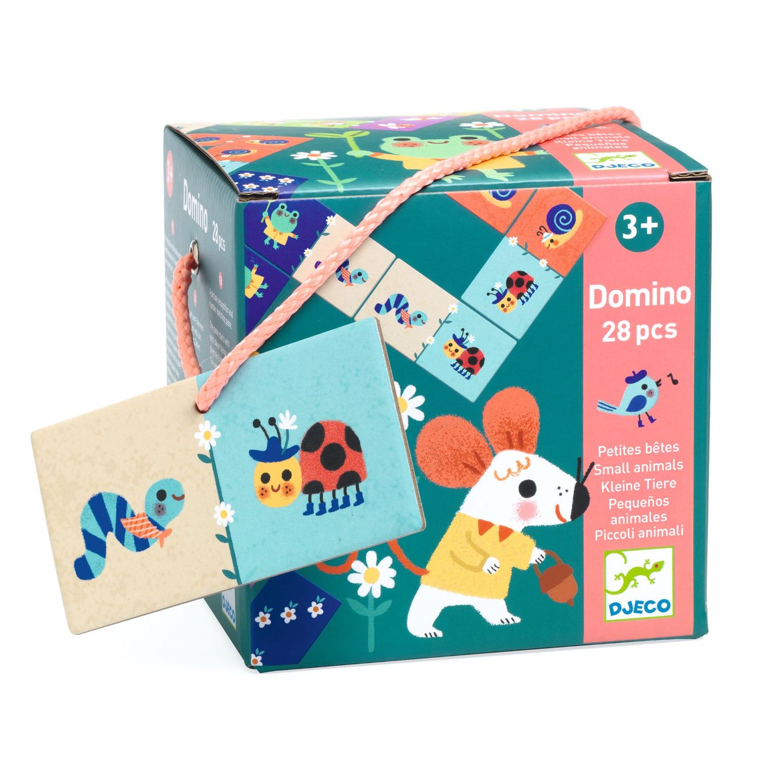 DOMINO 28 PIEZAS PEQUEÑOS ANIMALES