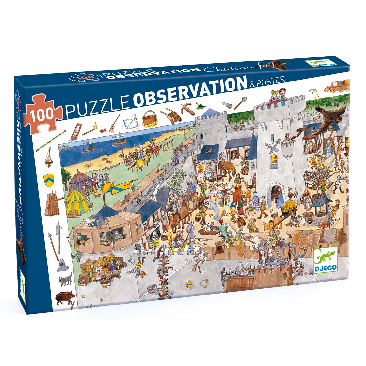 PUZZLE OBSERVACION EL CASTILLO 100 PIEZAS