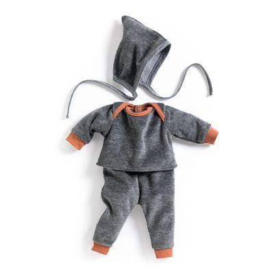 SET GRIS PERLA ROPA PARA BEBOTE POMEA