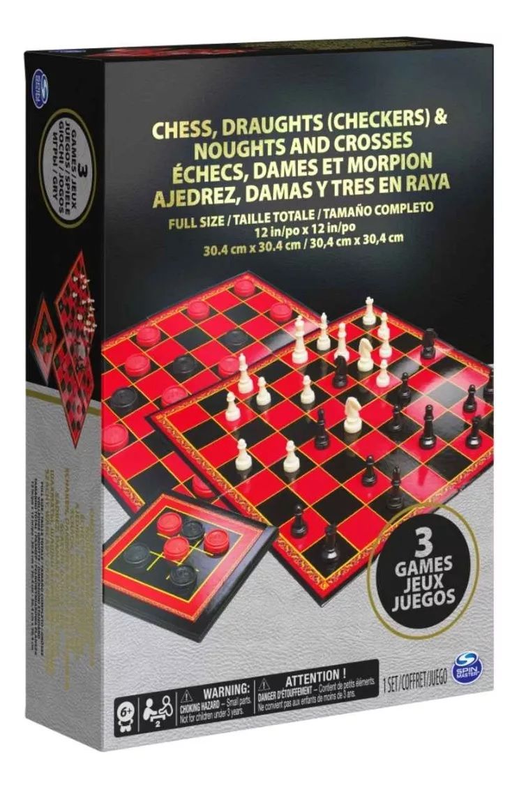 AJEDREZ DAMAS Y TRES EN RAYA