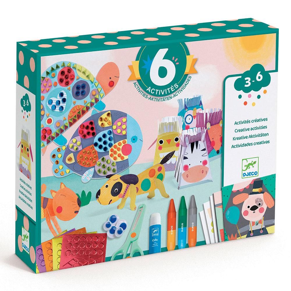 BOX 6 ACTIVIDADES CREATIVAS LOS ANIMALES Y SU CASA