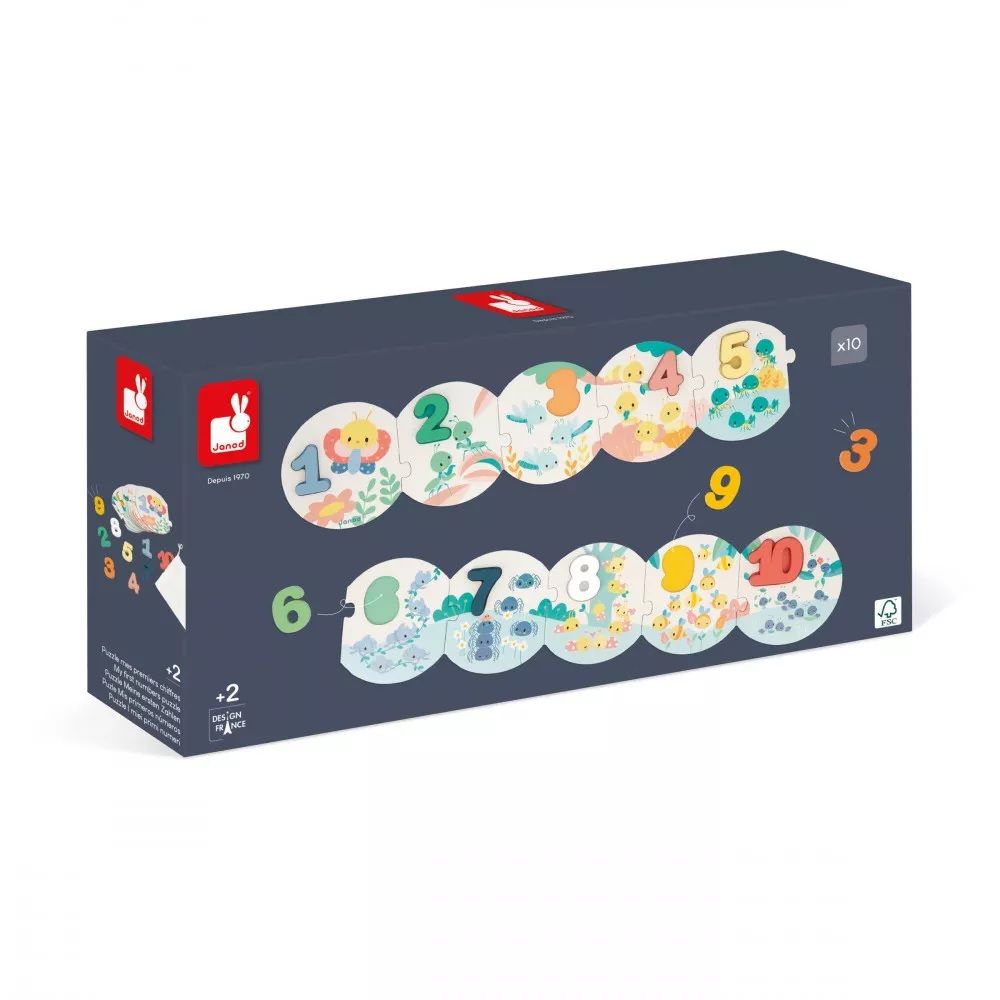 MI PRIMER PUZZLE DE NUMEROS CON ENCASTRE