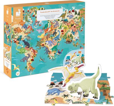 PUZZLE EDUCATIVO DINOSAURIOS 200 PIEZAS