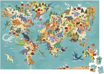 PUZZLE EDUCATIVO DINOSAURIOS 200 PIEZAS