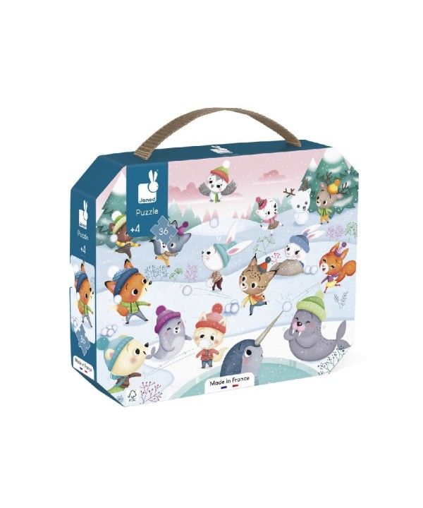 PUZZLE FIESTA EN LA NIEVE 36 PIEZAS