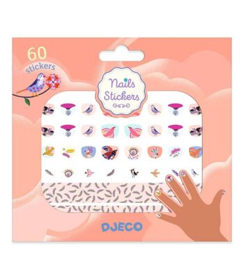 STICKERS PARA UÑAS PLUMAS