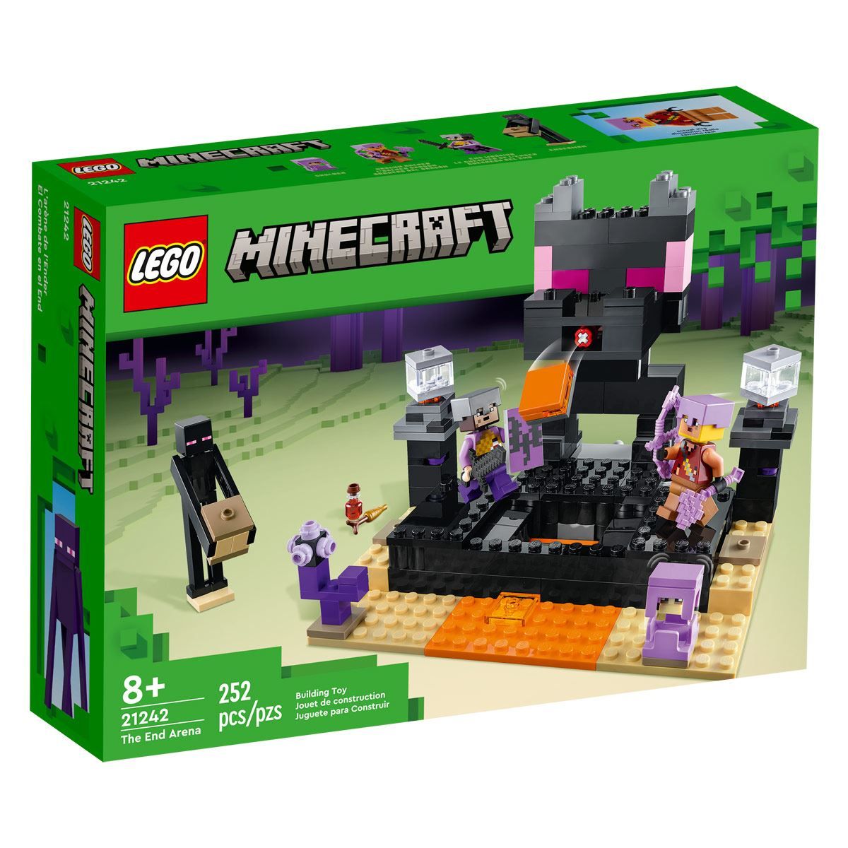 LEGO MINECRAFT THE END ARENA 252 PIEZAS