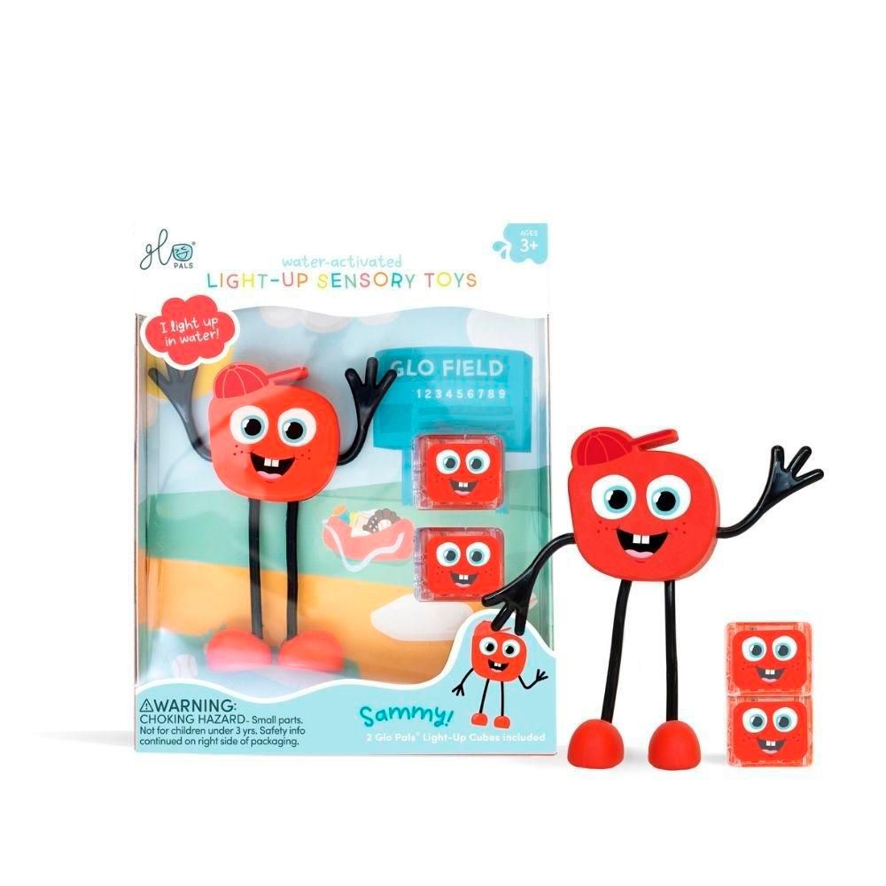 GLO PALS SET PERSONAJE SAMMY  + 2 CUBOS LUMINOSOS