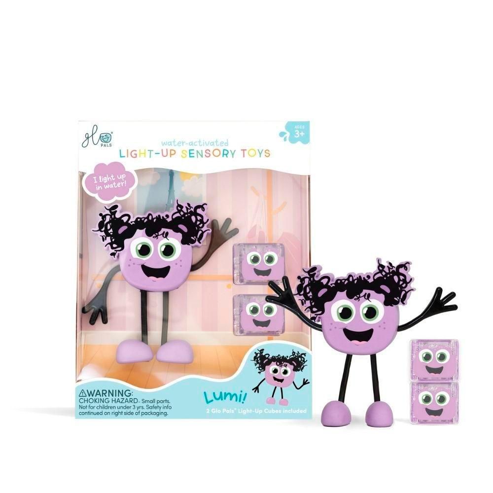 GLO PALS SET PERSONAJE LUMI  + 2 CUBOS LUMINOSOS