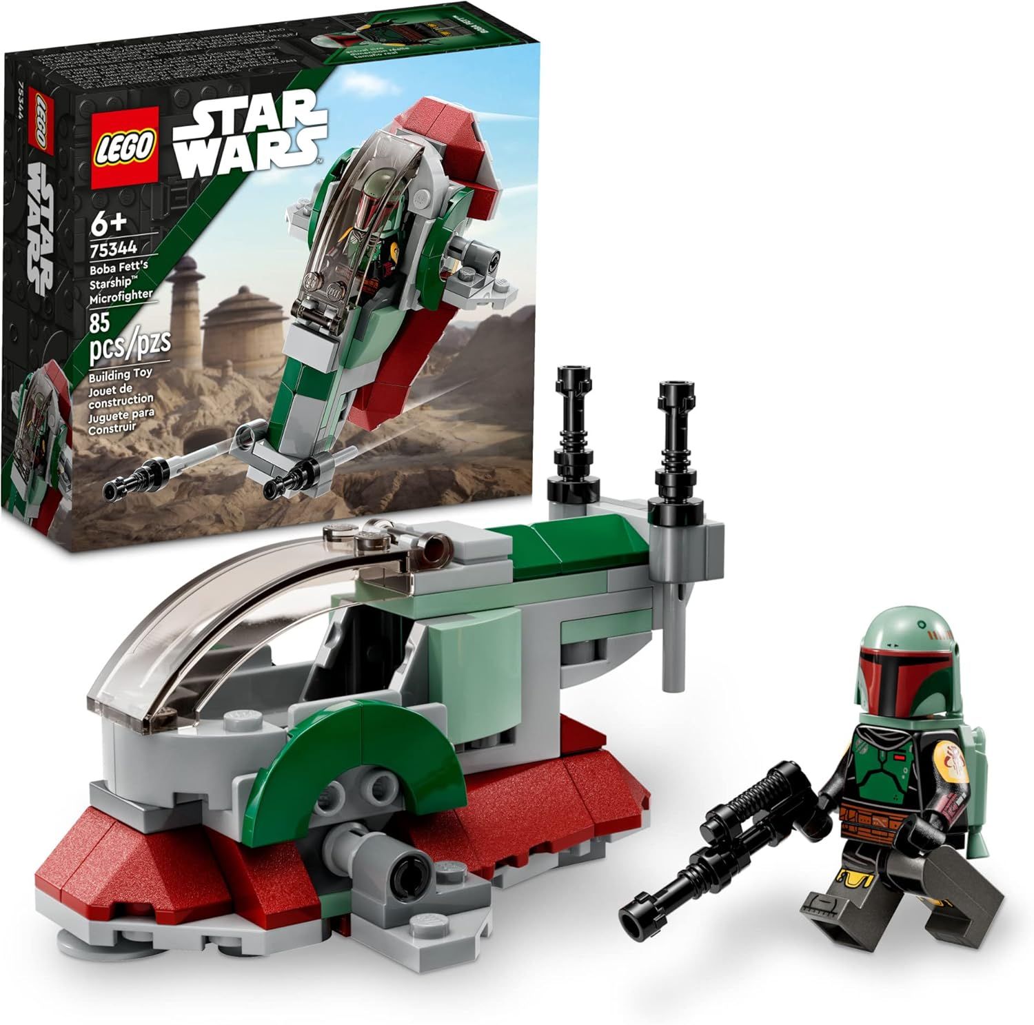 LEGO STAR WARS BOBA FETT STARSHIP 85 PIEZAS