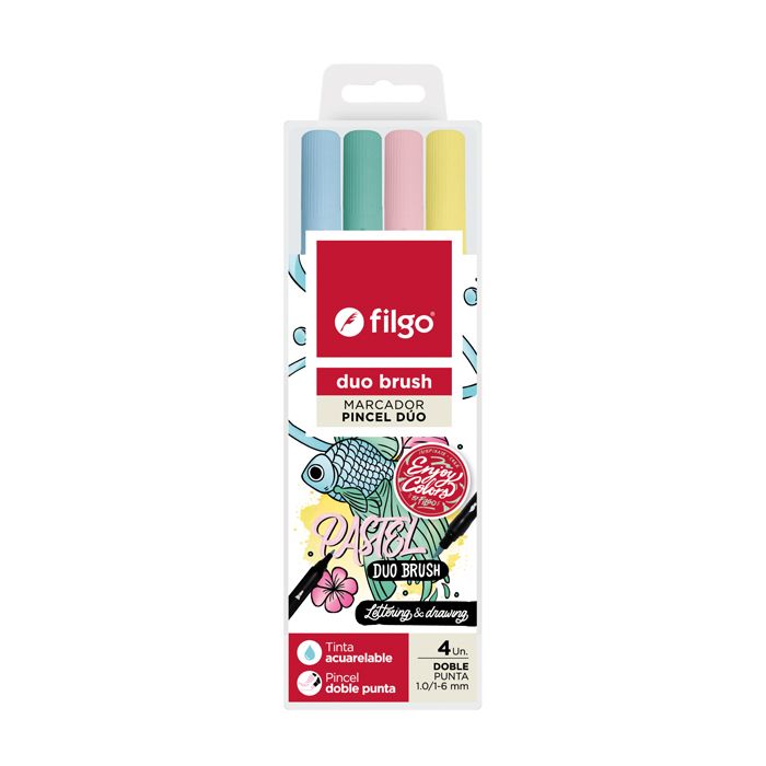 MARCADOR DUO BRUSH PEN PASTEL