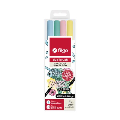 MARCADOR DUO BRUSH PEN PASTEL