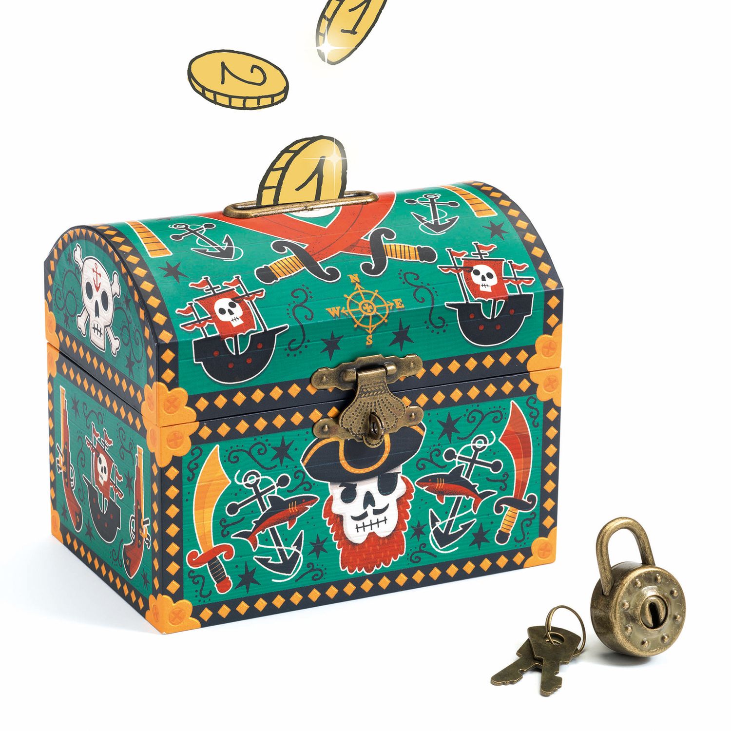ALCANCIA COFRE PIRATA