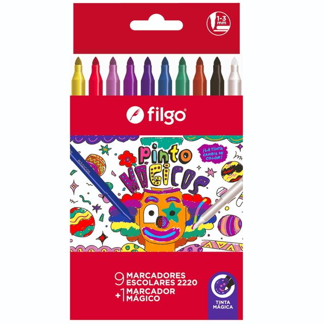 MARCADORES MAGICOS 10 UNIDADES