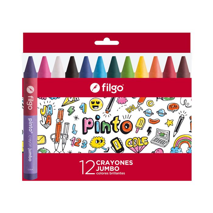 CRAYONES PINTO JUMBO 12 UNIDADES