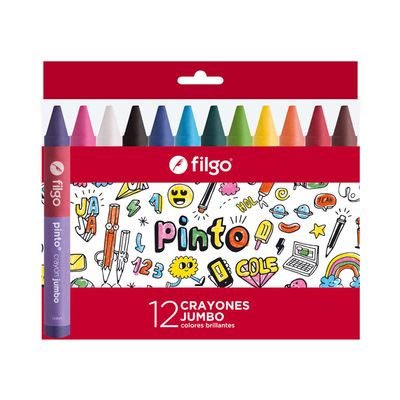 CRAYONES PINTO JUMBO 12 UNIDADES
