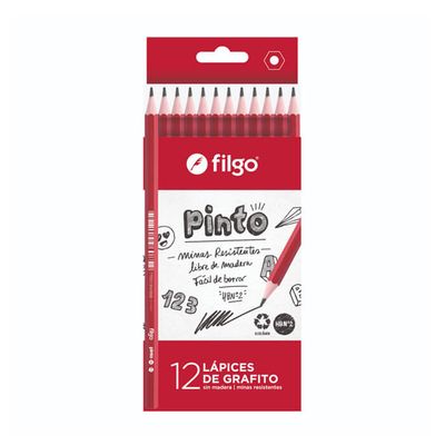 LAPICES DE GRAFITO HB N°2 12 UNIDADES
