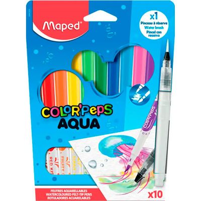 COLORPEPS AQUA MARCADORES ACUARELABLES MAPED