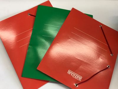 CARPETA CON ELASTICO POR 3 UNIDADES
