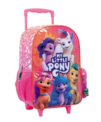 MOCHILA CON CARRITO MY LITTLE PONY 16&quot;