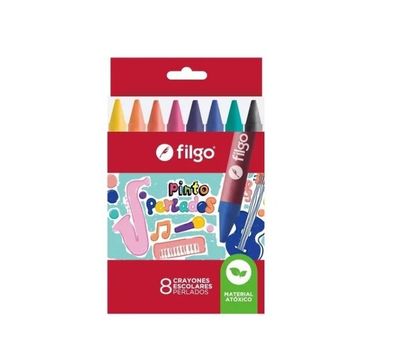 CRAYON DE CERA PERLADOS 6 UNIDADES