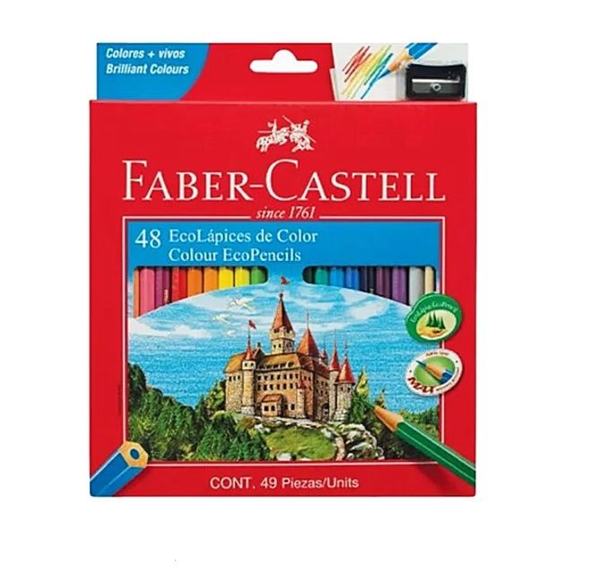 PACK LAPICES DE COLORES FABER CASTELL + SACAPUNTAS