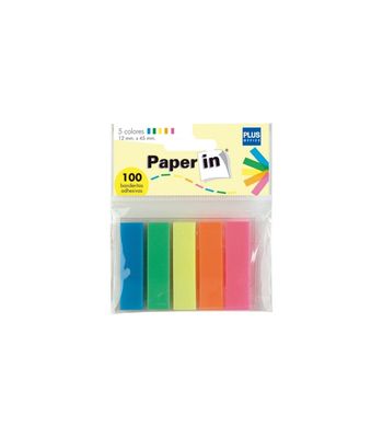 BANDERITAS ADHESIVAS X 100 5 COLORES