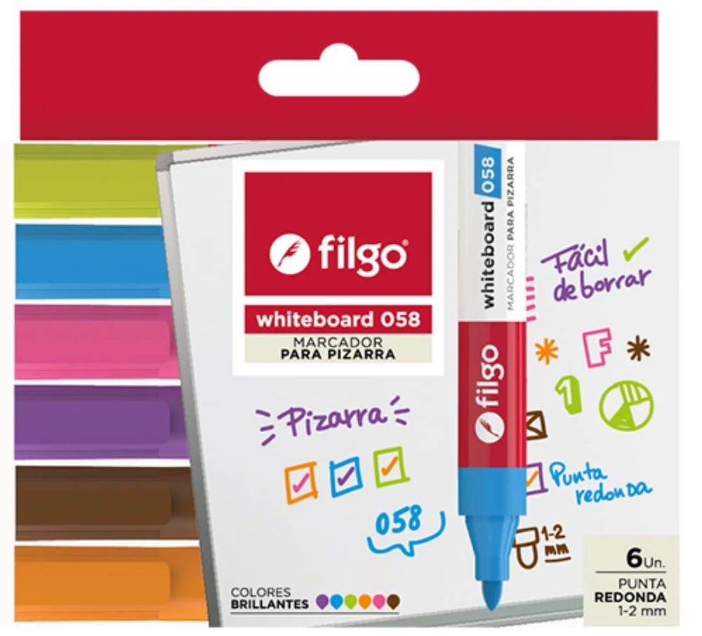 MARCADOR PARA PIZARRA 6UN FILGO