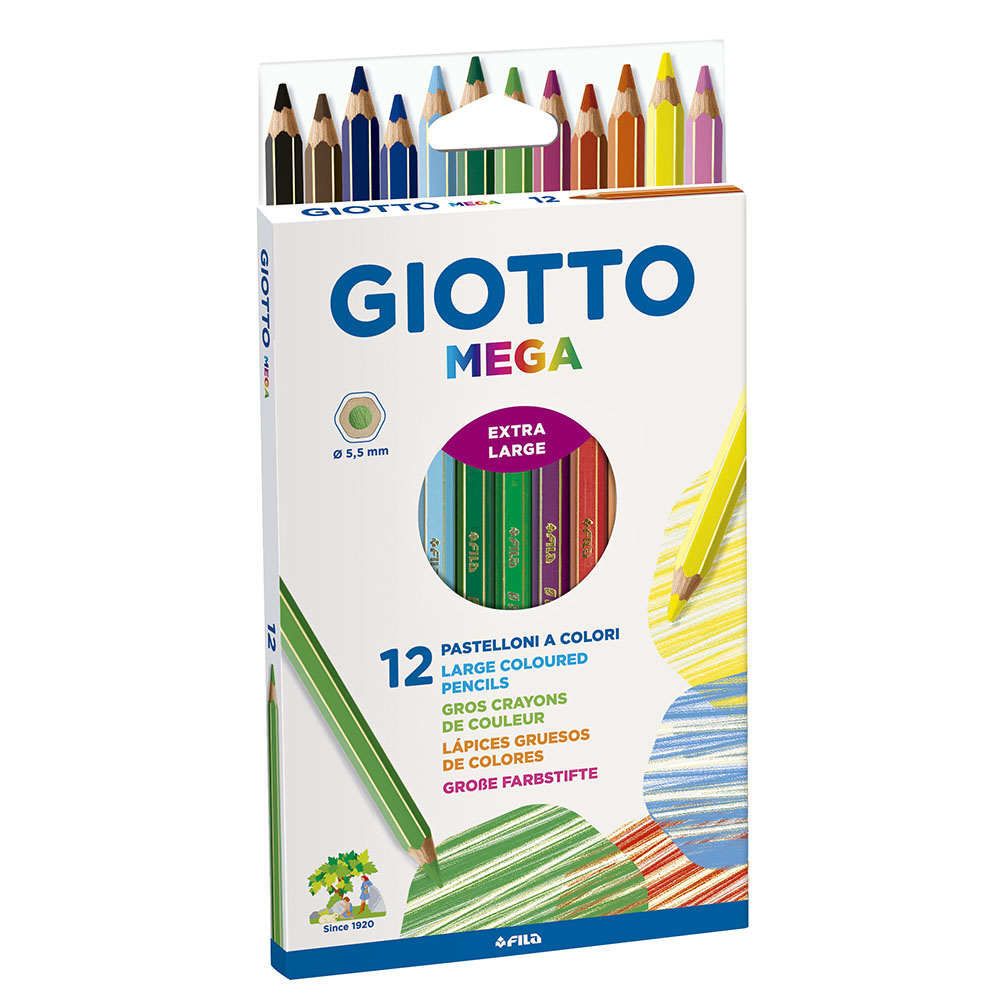 LAPICES DE COLORES MEGA 12 UNIDADES GIOTTO