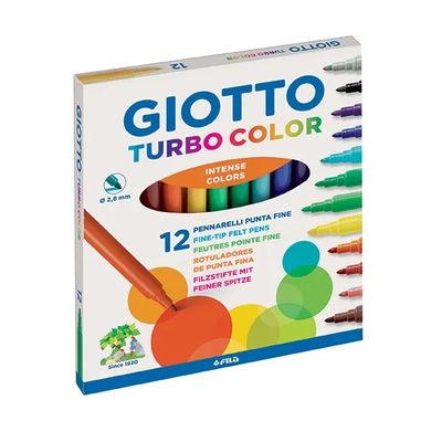 MARCADORES GIOTTO FINOS 12 UNIDADES