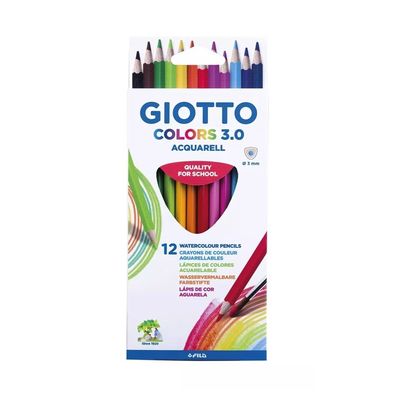 LAPICES DE COLOR GIOTTO ACUARELABLES 12 UNIDADES