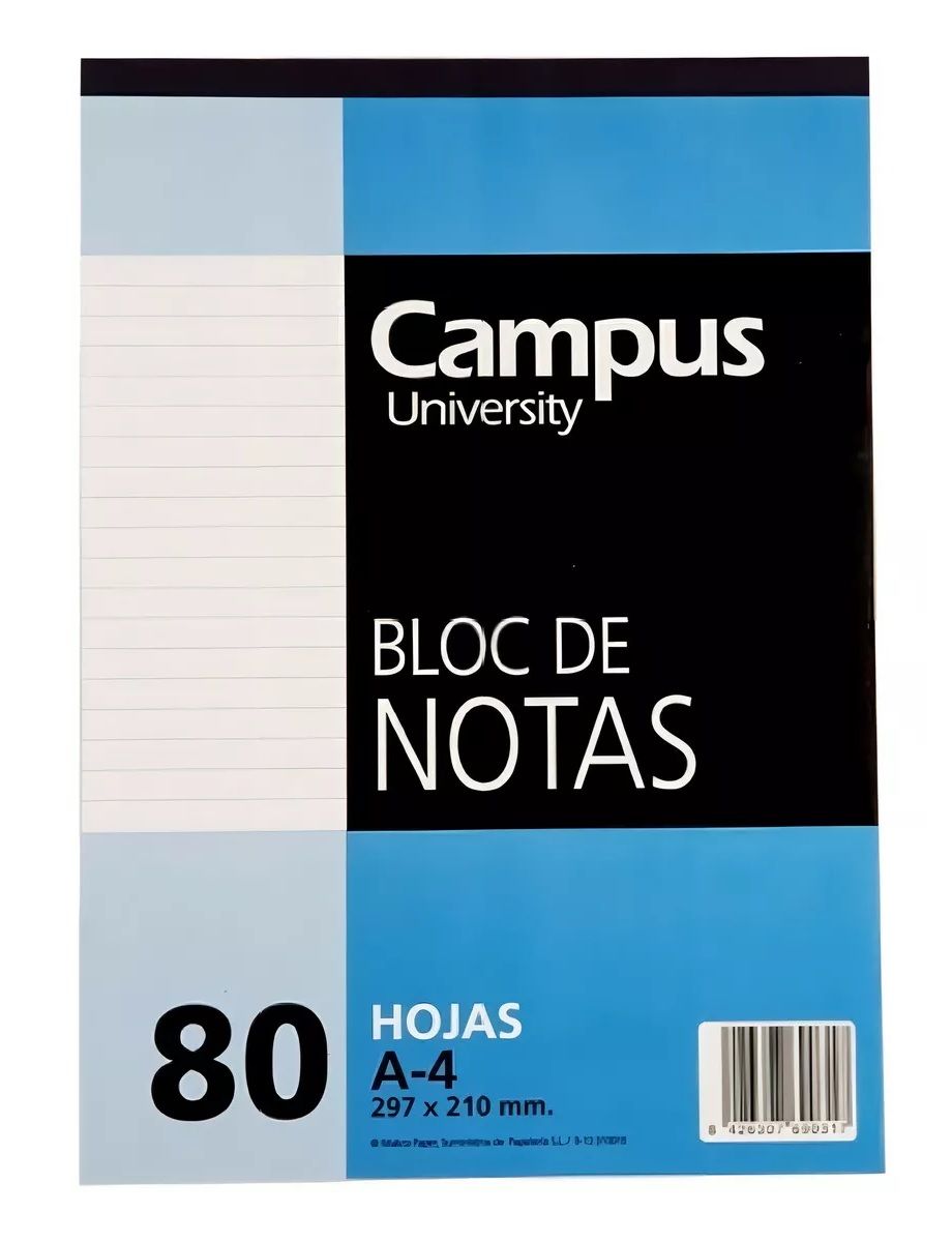 BLOC DE NOTAS TAMAÑO A4